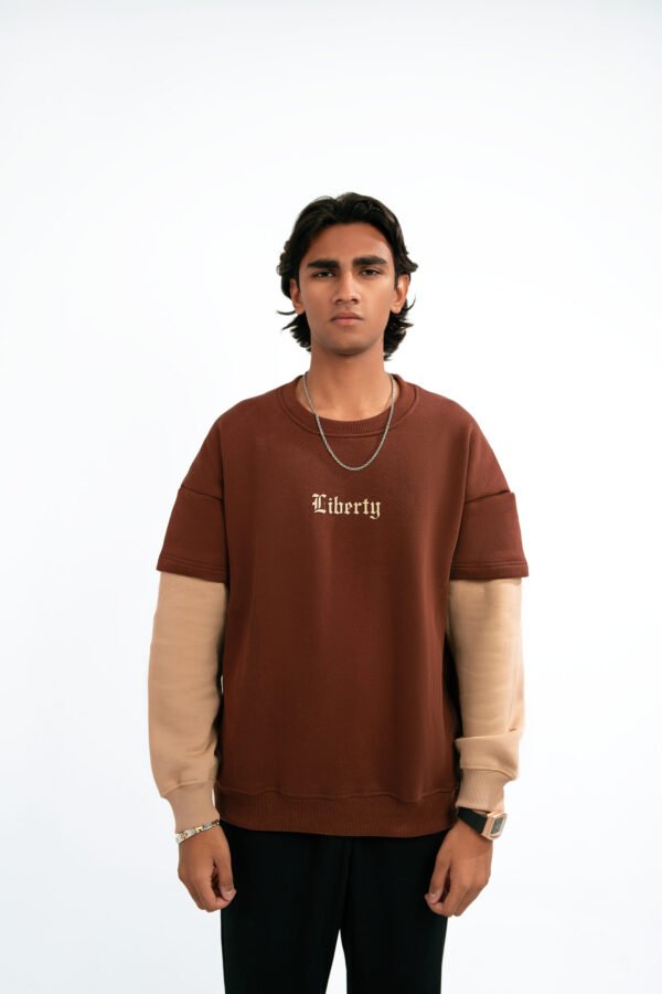 Unisex Patched Sweatshirt