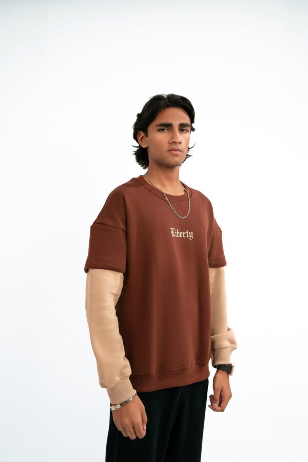 Unisex Patched Sweatshirt - Image 3