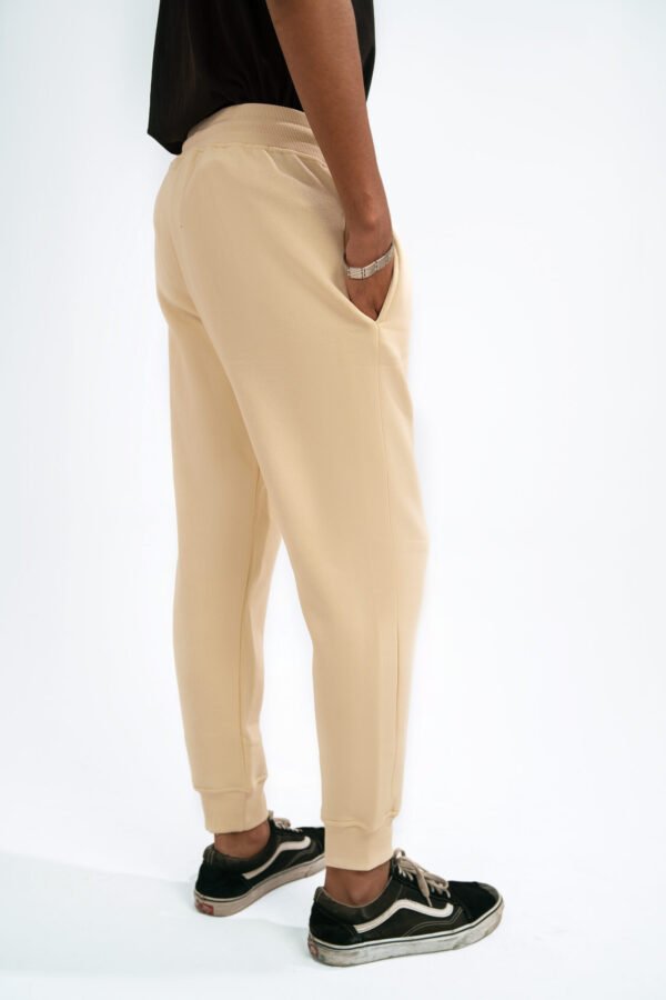 Unisex Cream Sweatpants - Image 5
